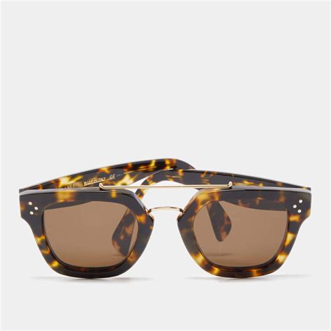 celine bridge sunglasses tortoise|oversized celine sunglasses.